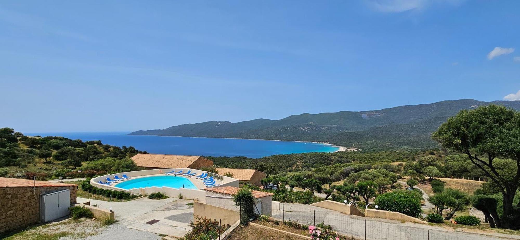 Mini Caseddu T2, Alba Rossa Avec Piscine & Vue Mer Serra di Ferro Bagian luar foto